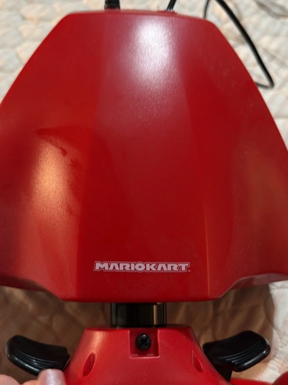 Nintendo Red Steering Wheel and Pedal Controller